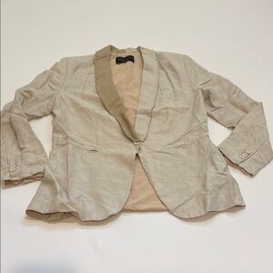 Fabiana Filippi Light Beige Silk Blazer